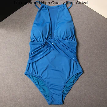 Едно парче Бански, Секси Женски Бански костюм с Отворен Гръб, Женски Спортен Плажен Костюм 2023, повдигащ, Лоскутный Бански бански