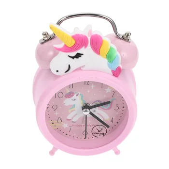 Еднорог Alarm Clock Преносим Лека Нощ Шик Употребяван Детски Пластмасов Креативни Форми За Момичета