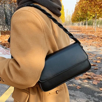 Ежедневни дамски малка чанта през рамо от изкуствена кожа, висококачествени дамски чанти през рамо за жени, модни дамски чанти-незабавни посланици