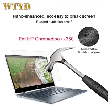 Екрана на лаптопа е HD Защитен слой от закалено Стъкло за HP Chromebook x360 - 14-da0021nr 14-инчов Протектор на екрана на лаптоп HP