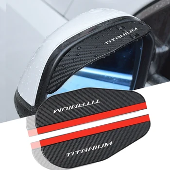 за Ford titanium 2 бр. автомобилно огледало за обратно виждане, изработени от въглеродни влакна от дъжд автомобилни аксесоари