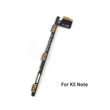 За Lenovo K5 Note, бутон за регулиране на силата на звука, гъвкав кабел, страничен ключ, бутон за включване-изключване, резервни части за ремонт на