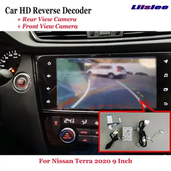 За Nissan Terra D23 2018-2022 9-инчов автомобилен видеорекордер с предна камера за обратно виждане, декодер обратно на изображението, оригинално актуализация на екрана