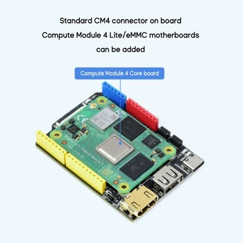 За Raspberry Pi CM4-Базова такса Duino USB.2 Поддържа система за екологичен за RPI CM4