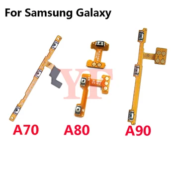 За Samsung Galaxy A70 A80 A90 A20 A30 A40 A50 A60 A10 M10 М 20 M30 Включване и Изключване на Захранването Увеличаване на силата на Звука Страничният бутон Превключвател Ключ Гъвкав Кабел