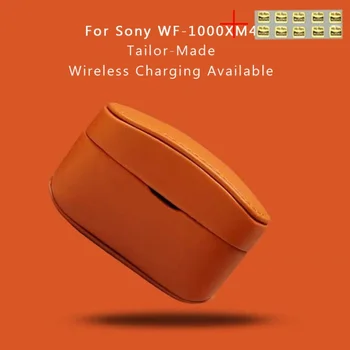 за Sony WF-1000XM4 Безжични слушалки от Изкуствена кожа, калъф, Чанта