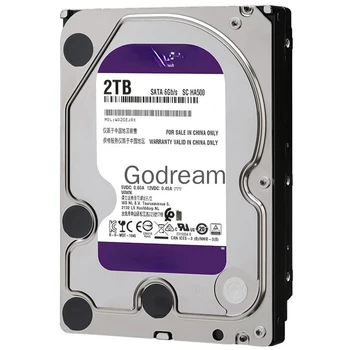 За WD20PURX purple disk 3,5-инчов твърд диск настолен компютър 2T, видео наблюдение и сигурност