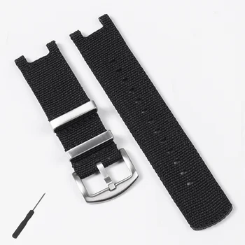 За Xiaomi Amazfit T Rex T-Rex Pro, черен найлонов каишка за часовник, с каишка за умни часа, въжета за китките, разменени гривна, колан Correa