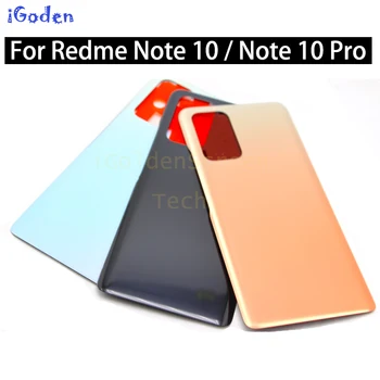 За Xiaomi Redmi Note 10 делото на отделението за батерията делото в събирането за Redmi Note 10 Pro Note10 капак на отделението за батерията