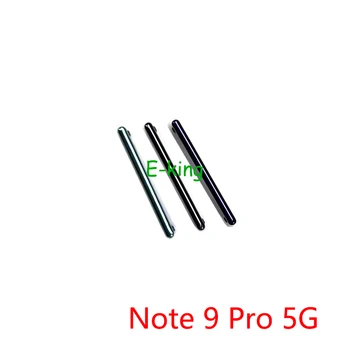 За Xiaomi Redmi Note 9 Pro 5G корпуса на телефона Страничен бутон за Включване Бутон за регулиране на силата на звука