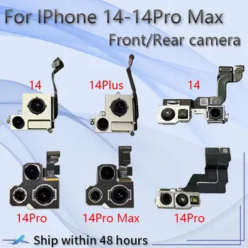 Задната част на Предна камера за iPhone 14 14 Pro Max 14 Mini 14 Плюс смяна на предна камера на Оригиналния тест Ясен задни фокус ясен