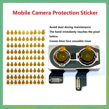 Защитен стикер за мобилни камери 100ШТ за предна камера IR Ip Xs 11 12Pro MAX, както и защитен стикер за безжичното зареждане 10шт