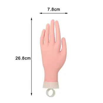 Здрав модел ръце Тънка работа, протеза за нокти, модел на лявата ръка, Подвижната група, тренировочная ръка за обучение