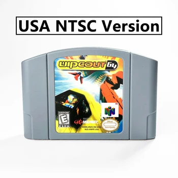 Игри касета Wipeout 64 64Bit версия на САЩ NTSC или EUR PAL конзоли N64