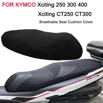 Калъф за възглавници на седалката на мотоциклета 3D мрежест протектор Изолация Дишаща нескользящий за KYMCO Xciting 250 300 400 CT250 CT300