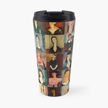 Кафеена чаша Amadeo Modigliani Travel утайка от Стъклена чаша Чаши и чаши за кафе Еспресо, Кафе на купата