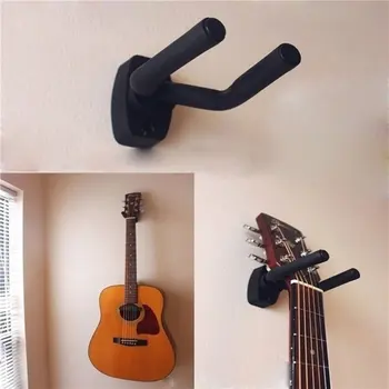 Китара Малка кука Музикален инструмент, с монтиран на стената кука Закачалка за китара Държач на куката Монтиране на стена Поставка за монтиране на Стена за багажник Дисплей, Здрав Материал