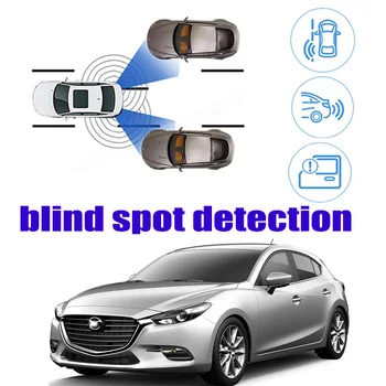 Колата BSD BSA БСМ Предупреждение за място в сляпа зона на Предупреждение за безопасност на движението на Огледалото за обратно виждане с радарным за откриване на Mazda 3 Axela BM BN 2016 ~ 2018