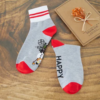 Коледни женски мъжки Чорапи, Меки топли зимни Дълги Чорапи с Снеговиком с букви за ежедневна подарък за празника