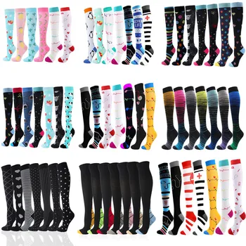 Компресия чорапи на едро на най-Добрите Спортни изпускателни медицински чорапи за хранене мъже и Жени, подходящ за бягане, разходки, на полет