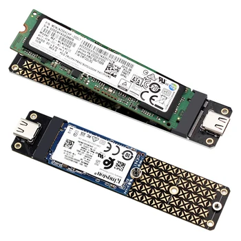 Конвертор NGFF M. 2 в USB3.1 Type-C, с чип JMS580 M. 2NGFF твърд диск SSD с USB-адаптер Поддържа SSD размер на 2230/2242/2260/2280
