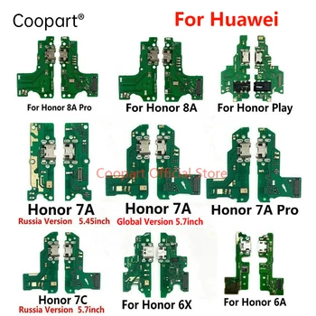 Конектор за зареждане на Пристанището на Детайли Заплата Гъвкав Кабел С Микрофон Mic За Huawei Honor Play 8A 7A 7C 7X 7S 6A 6C 6X 5C Pro