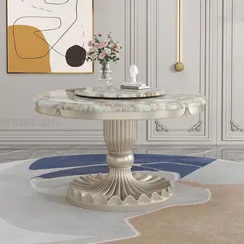 Конзола с кухненски кът бюро и стол в американски стил, лека луксозна текстура за красота, основата за дизайн на плота 접 _BOS_식 식탁 Мебели