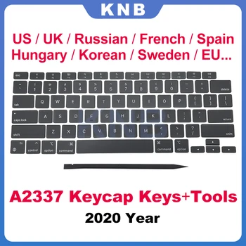 Лаптоп A2337 Keys Keycaps САЩ, Великобритания Френски Руски Испания на ЕС За Retina Macbook Air 13 