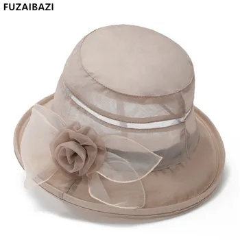 Летни шапки с цветя модел за жени, луксозна шапка за сватбената церемония, дамска шапка за известни личности, солнцезащитная плажна шапка Casquette