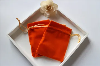 Луксозно опаковане на бижута с логото на поръчка, чанта за съвсем малък, кадифе чанта, кадифена торбичка