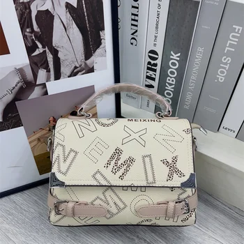 Малка чанта през рамо за жени 2023, дамски ежедневни чанта през рамо, дизайнерски портмонета и дамски чанти от мека кожа, модерна чанта с горната дръжка