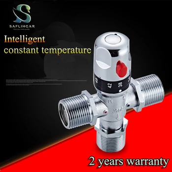 Месинг термостатичен смесительный клапан с постоянна температура на водата, Клапан за душата, термостат, клапан за баня, Кухненски кран, 6 вида