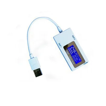 Мини Двойно USB Тестер ток Напрежение USB на Амперметър Тестер за Зареждане на USB Монитор Пристанища Цифров Дисплей DC 4-30 В 0-5A 0-150 W