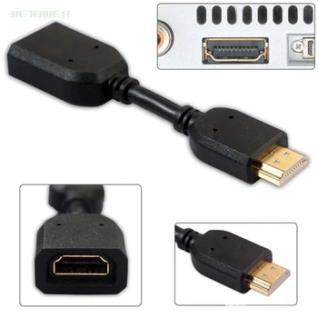 Мини преносим 11 см HDMI кабел и с регулируем завъртане под всякакъв ъгъл HDMI адаптер за мъже и жени, отточна тръба на шарнирна връзка конвертор 30 бр./лот