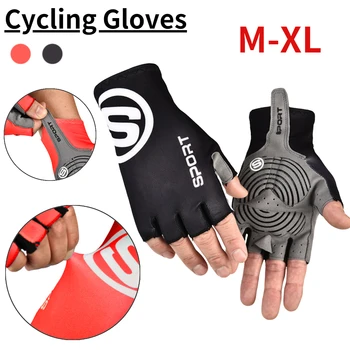 Мини ръкавици на полпальца, удароустойчив спортни велосипедни ръкавици, летни Ръкавици за каране на планински велосипед МТВ, ръкавици за езда, планинско колоездене за мъже и жени
