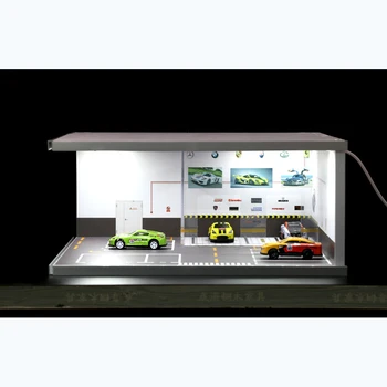 Модел диорами в мащаб 1:64, Модел гараж, Автомобилна работилница, Демонстрационна сцена, Модел автомобил кабинет, Колекция от играчки, Подаръци