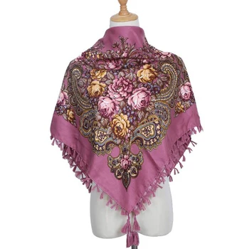 Моден шал, женски-големи Шалове, получи нерегламентиран достъп с флорални принтом, Триъгълна кърпа, луксозен марка, Шал, шалове, женски