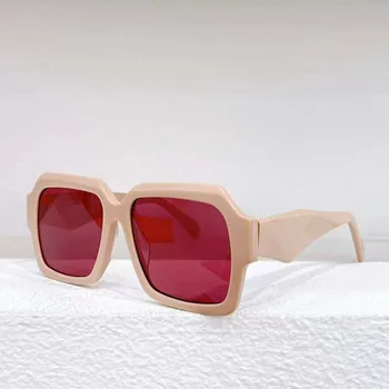 Модерен Нов дизайн Оверсайз и обемни дамски слънчеви очила в голям ацетатна квадратна рамка, луксозни поляризирани очила SPR 31W