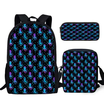 Модерен цветен дизайн YIKELUO с анимационни осьминогом, подарък чанта за деца 