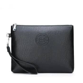 Модерна Мъжка чанта в бизнес стил, Клатч От Мека Изкуствена кожа, Мъжки Поясная чанта, Елегантна и Стилна чанта за отдих, Мъжки чанти