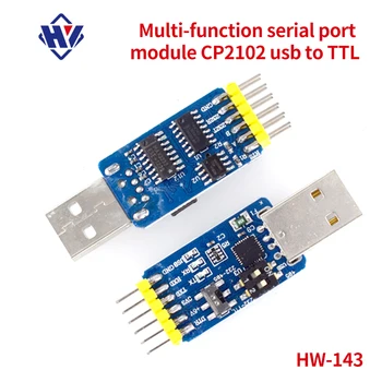 Модул CP2102 USB към сериен порт TTL STC едно-чип микрокомпютър за зареждане на щеточной машини шест в едно Такси обновяване на UART 3.3V/5v