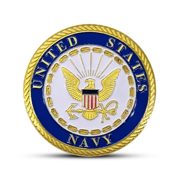Монети повикване на Военно-Морския Флот на САЩ Молитвени сувенирни подаръци иконата на Колекционерски монети Занаяти