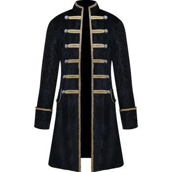 Мъжки ветровка, есенно-зимния ново ежедневното палто със средна дължина, в ретро стил Ямамото голям размер