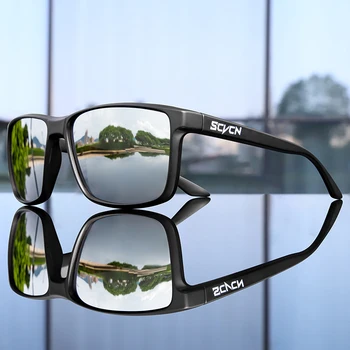 Мъжки модни слънчеви очила луксозни поляризирани слънчеви очила за шофиране, риболов, колоездене, голф, дамски вело очила луксозни нюанси