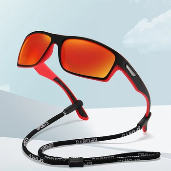 Мъжки спортни слънчеви очила за каране, висококачествени метални панти, поляризирани очила Так за възрастни, общи анти-UV