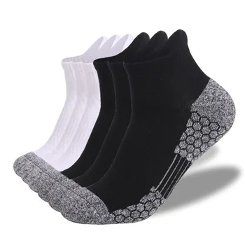Мъжки туристически термоноски памучни спортни чорапи с мека подплата срещу блистеров за спорт на открито за колоездене, бягане, преходи