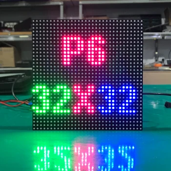 Най-ниската цена P6 Led панел Точкова матрица P6 led дисплейный модул 32x32 пиксела Външна светодиодна led лента 3 м x 2 м