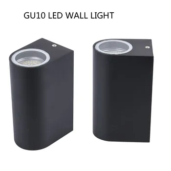 Най-популярният led монтиране на лампа с мощност 2x5 Вата с GU10, точков уличен IP65 градински led лампа