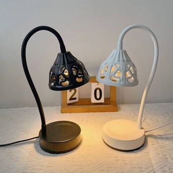 Настолна лампа за топене на свещи с контролирана температура, електрическа лампа за ароматерапия, декорация на дома, за офиса, хола
