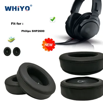 Нова актуализация, сменяеми амбушюры за Philips SHP2600, резервни части за слушалки, кожена възглавница, velvet слушалки, калъф за слушалки